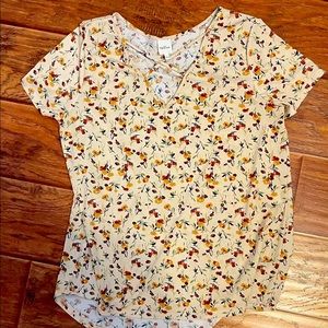 Kaileigh flower blouse